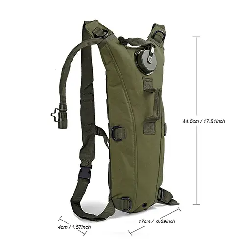  Tactical Hydration Backpack with 2L Water Bladder